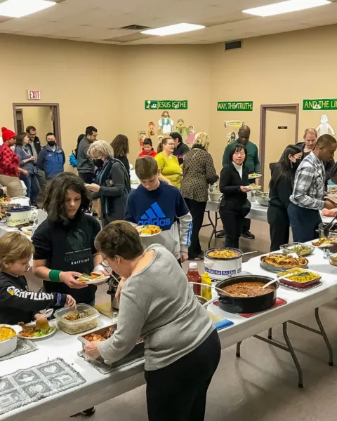Involved fellowship at SK Church