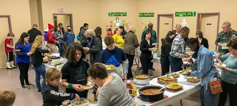 Involved fellowship at SK Church
